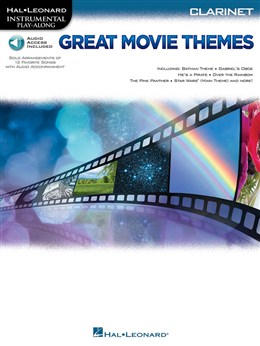 Instrumental Play-Along: Great Movie Themes - Clarinet (Book/Online Audio)