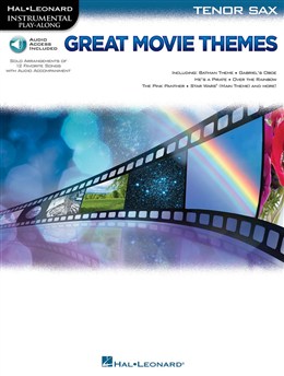 Instrumental Play-Along: Great Movie Themes - Tenor Saxophone (Book/Online Audio