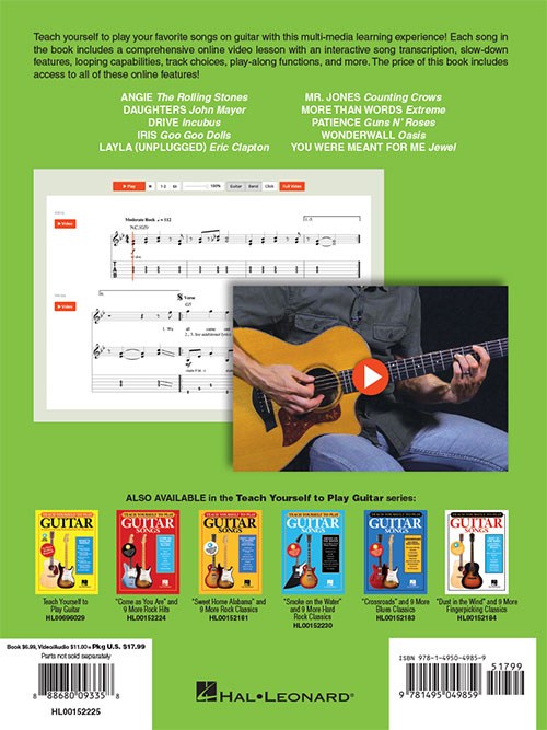 Teach Yourself To Play Guitar Songs: More Than Words And 9 More Acoustic Hits