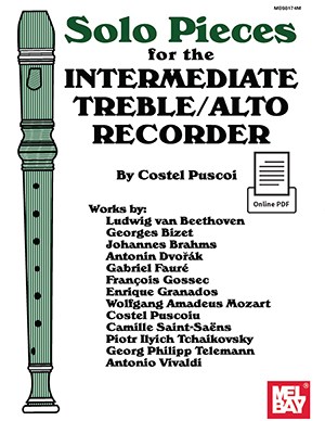 Solo Pieces For The Intermediate Treble/Alto Recorder
