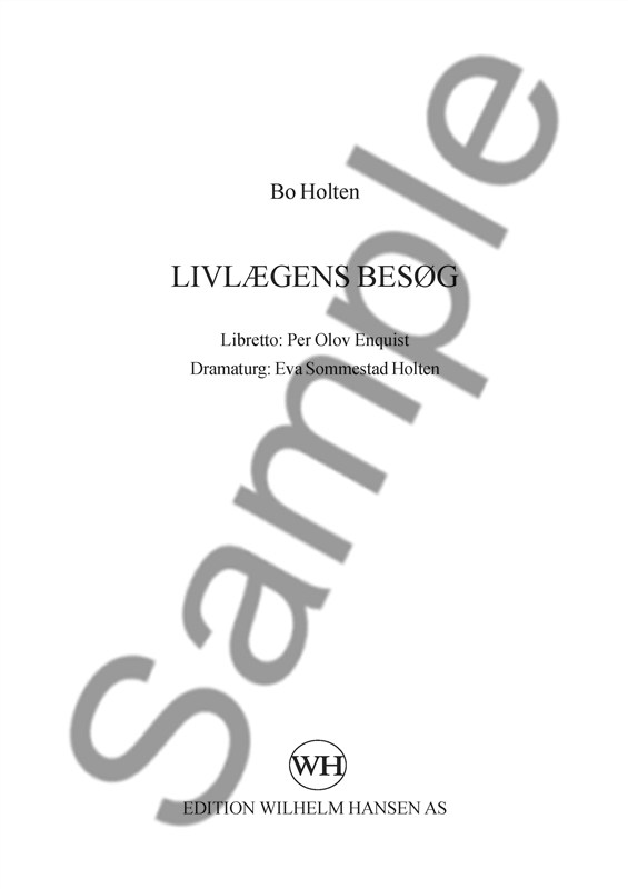 Bo Holten: Livlægens Besøg (score)
