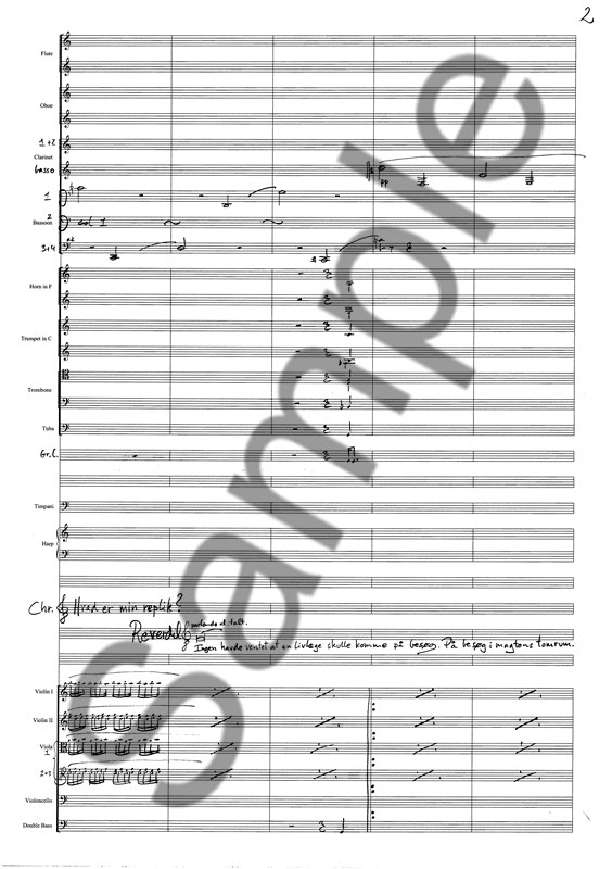 Bo Holten: Livlægens Besøg (score)