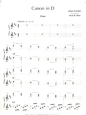 Johann Pachelbel: Canon In D - Duet