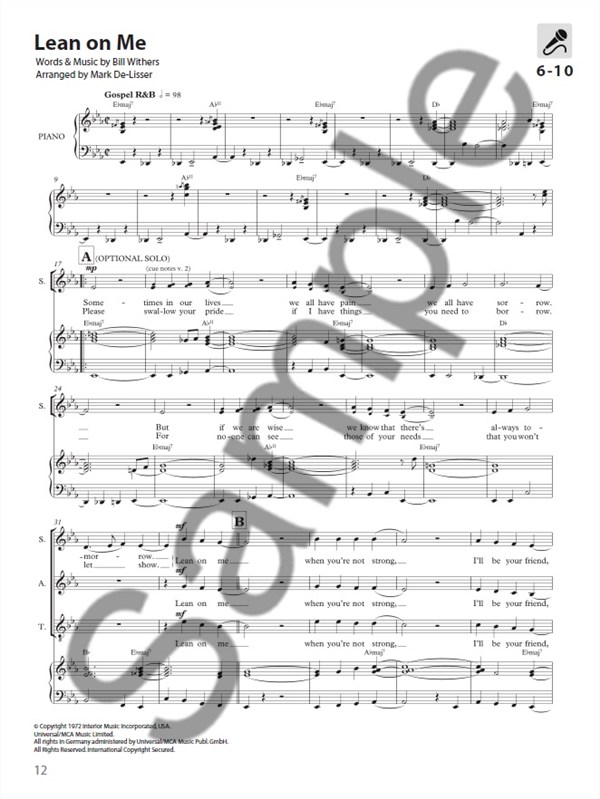 Sing Out! 5 Pop Songs For Today's Choirs - Book 2