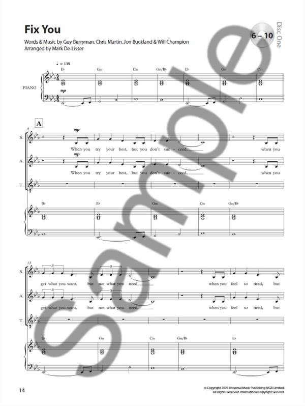 Sing Out! 5 Pop Songs For Today's Choirs - Book 3