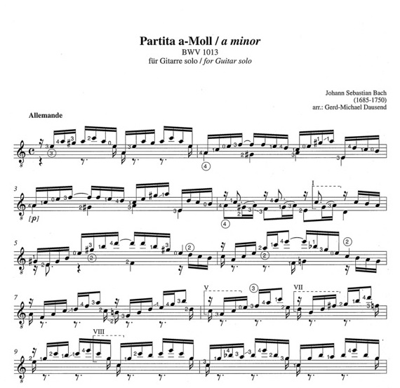 Bach: Partita A minor BWV1013