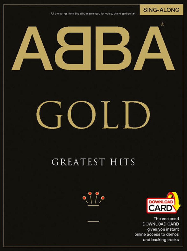 ABBA: Gold - Greatest Hits Singalong PVG (Book/Audio Download)