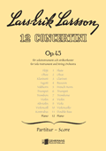 Concertino för piano och stråkorkester Op 45 nr. 12, Partitur