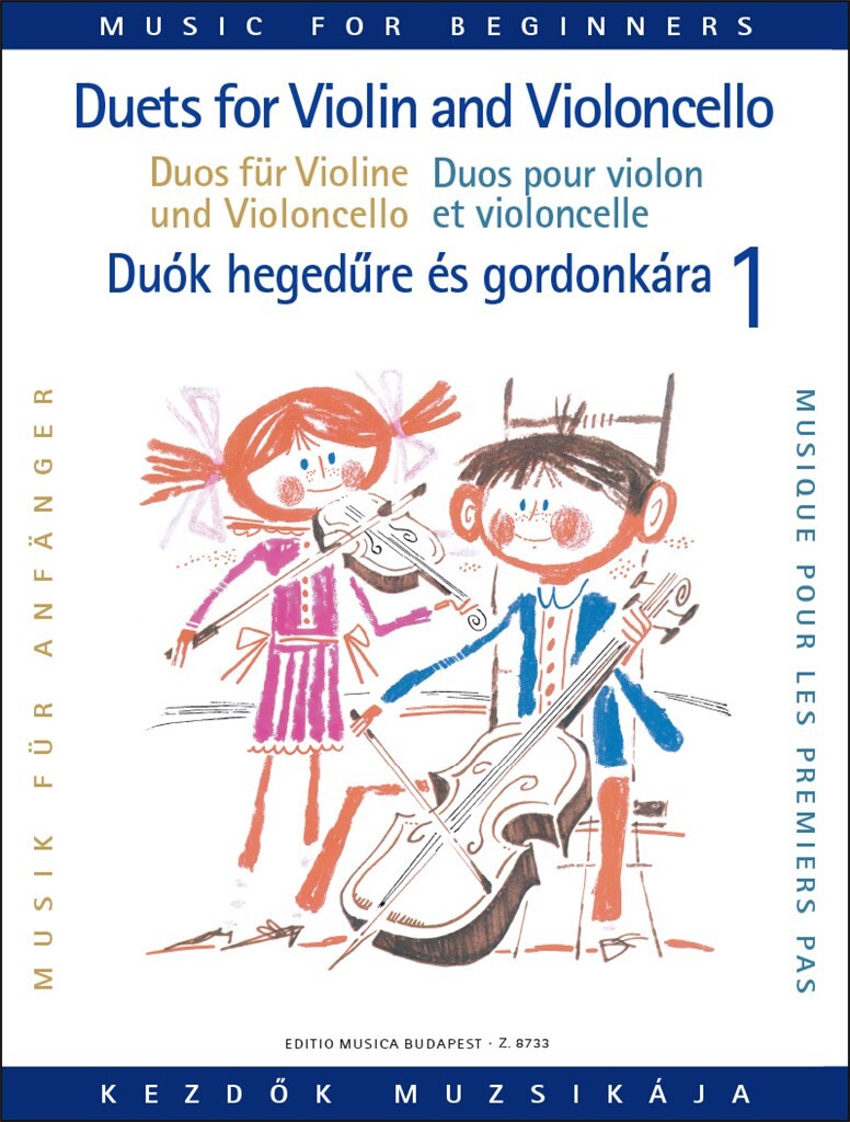 Duets for Violin and Violoncello for Beginners 1