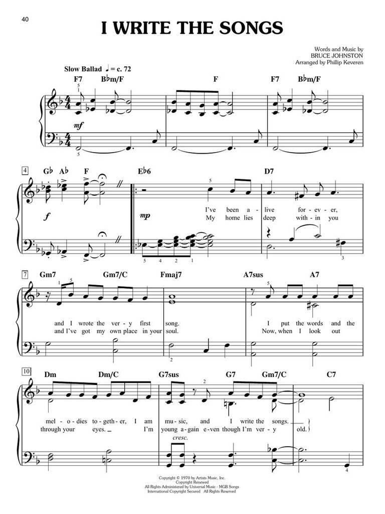Pop Ballads – Second Edition (Easy Piano)