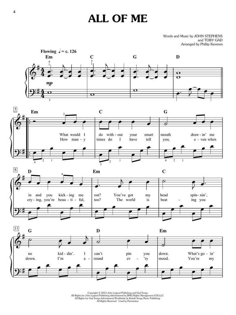 Pop Ballads – Second Edition (Easy Piano)