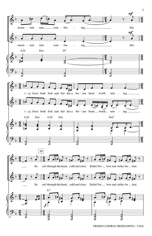 Frozen - Chor Highlights (2pt)