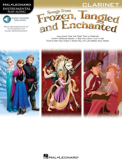 Songs From Frozen, Tangled And Enchanted: Clarinet (Book/Online Audio)