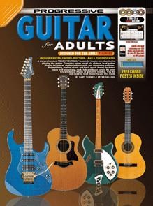 Progressive: Guitar For Adults (Book/CD/DVDs/DVD-ROM/Poster)