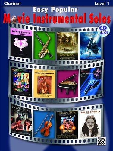 Easy Popular Movie Instrumental Solos - Clarinet