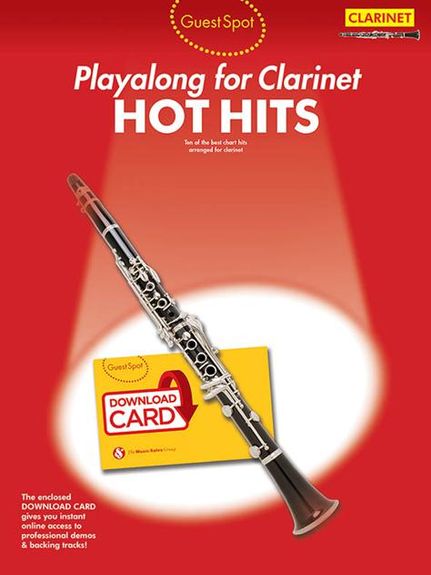 Guest Spot: Hot Hits - Clarinet (Book/Download Card)