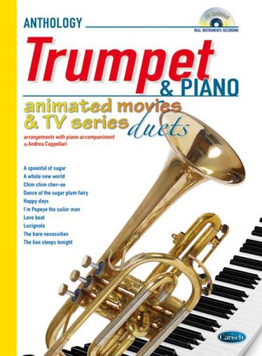 Animated Movies and TV Duets for Trumpet And Piano
