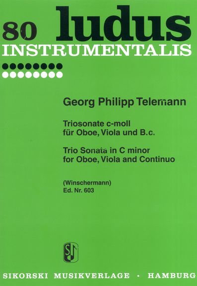 Georg Philipp Telemann: Trio Sonata in C minor for Oboe, Viola and Continuo