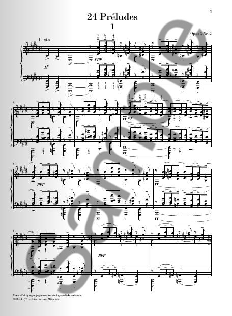Sergei Rachmaninoff: 24 Prludes
