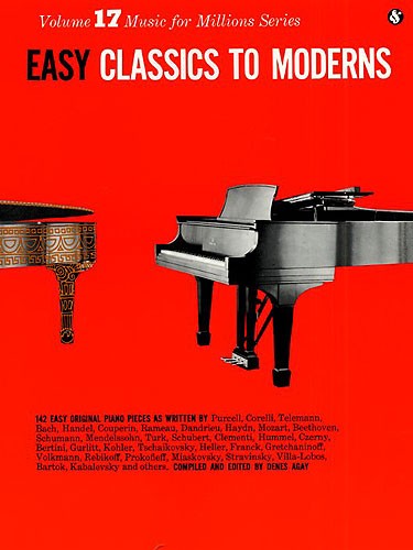 Easy Classics To Moderns Piano