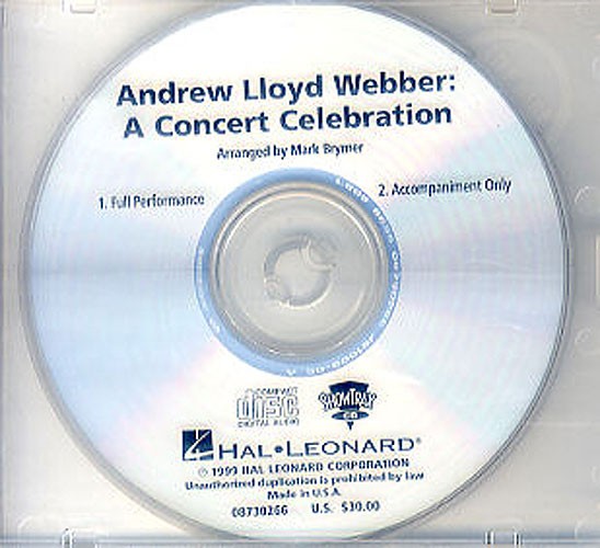 Andrew Lloyd Webber: A Concert Celebration (Showtrax CD)