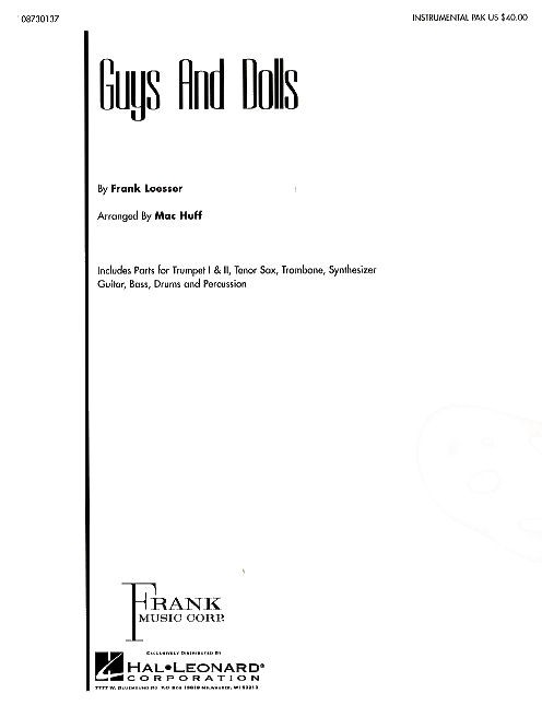 Frank Loesser: Guys And Dolls Medley (Instrumental Pack)