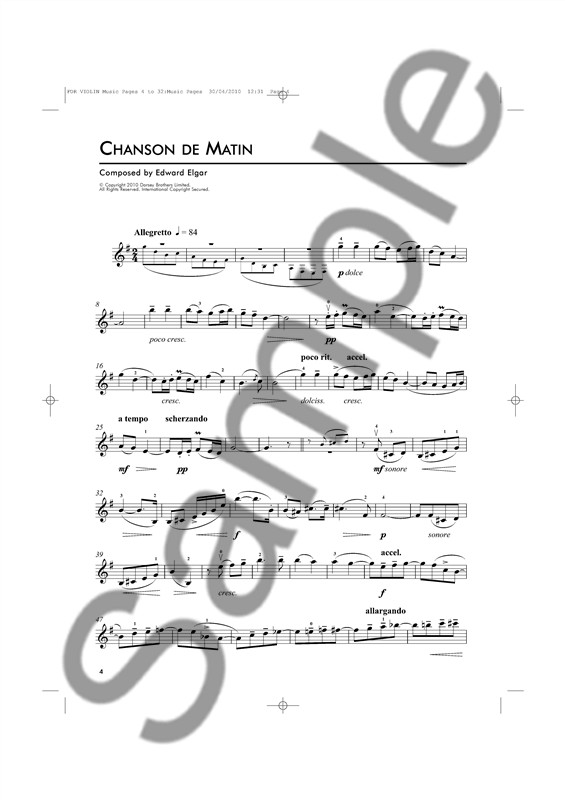 Classic Pieces For Solo Violin