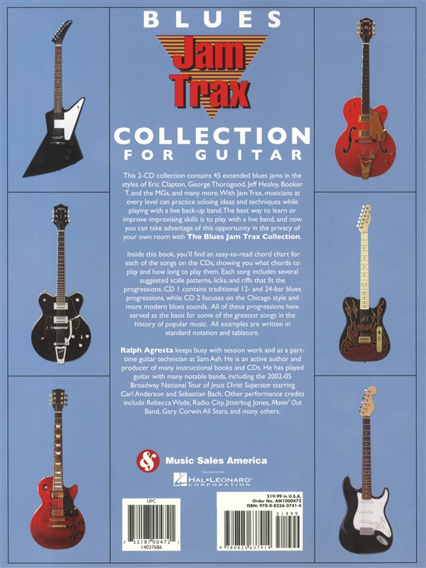 Ralph Agresta: Blues Jam Trax Collection For Guitar