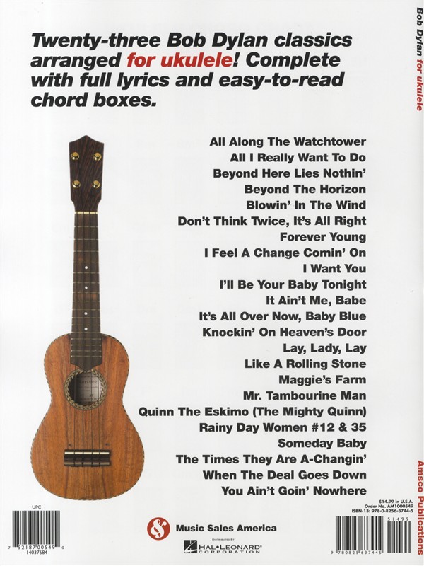 Bob Dylan For Ukulele