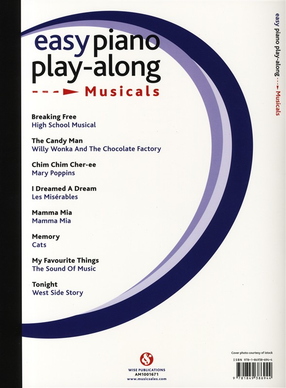 Easy Piano Play-Along: Musicals