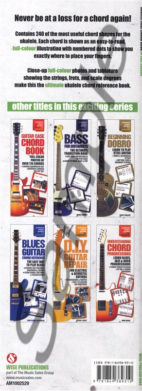 Ukulele Case Chord Book - Full Colour