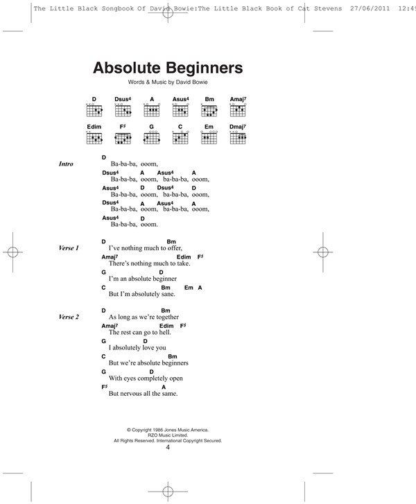 The Little Black Songbook: David Bowie
