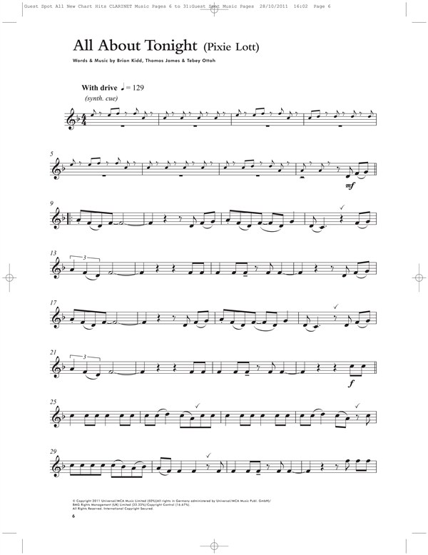 Guest Spot: All New Chart Hits (Clarinet)