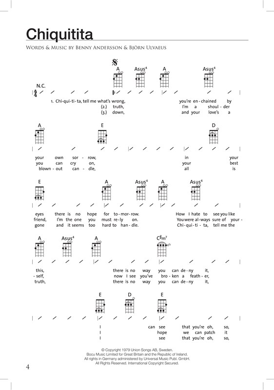 Strumalong Ukulele: Selections From ABBA Gold