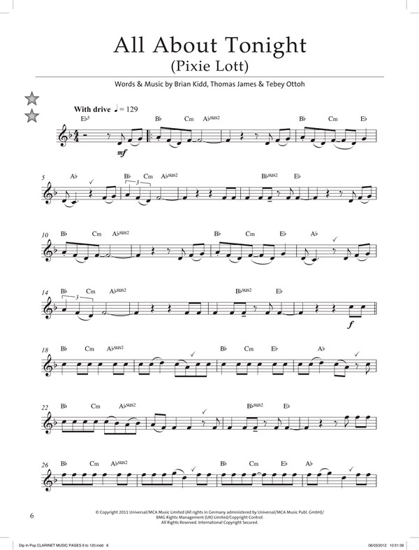 Dip In: 50 Graded Pop Clarinet Solos