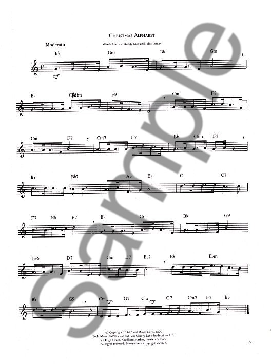 Christmas Solos For The Clarinet