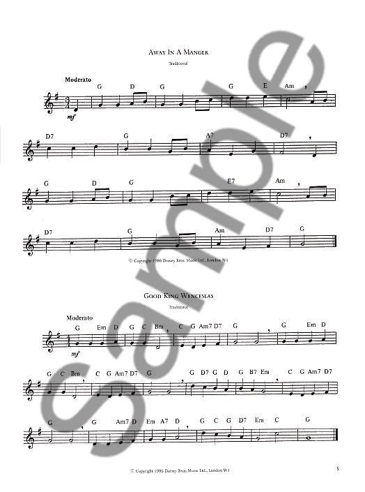 Christmas Solos For The Recorder