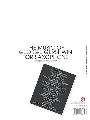 The Music Of George Gershwin For Saxophone