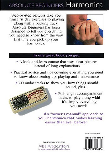 Absolute Beginners: Harmonica (Compact Edition) - Book/CD/Instrument Pack