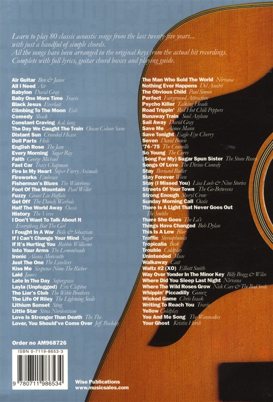 The Big Acoustic Guitar Chord Songbook (Platinum Edition)