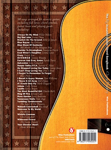 The Big Acoustic Guitar Chord Songbook: Classic Country