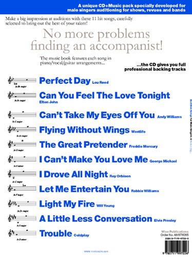 Audition Songs For Male Singers 4: Perfect Day...
