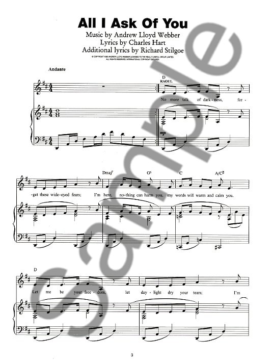 Andrew Lloyd Webber Audition Songbook (Female Edition)