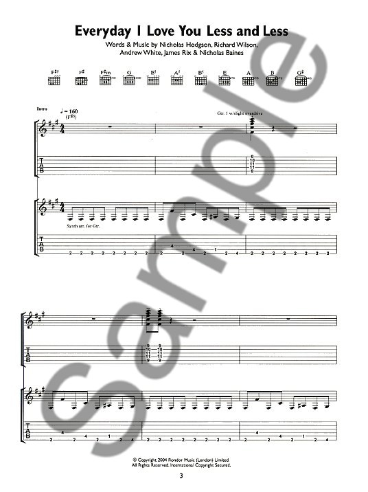 Kaiser Chiefs: Employment (Guitar Tab)