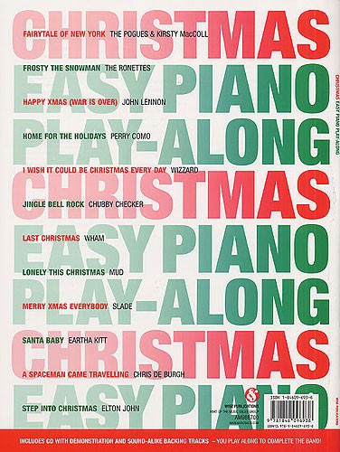 Easy Piano Play-Along: Christmas