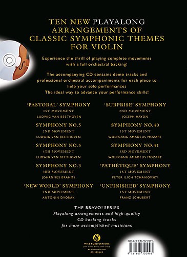 Bravo!: Playalong Symphonic Themes (Violin)