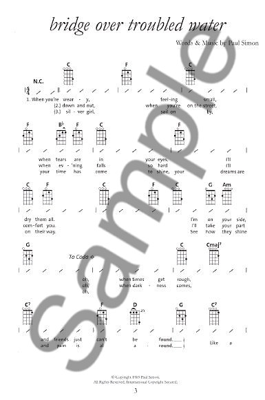 All-Time Chart Hits Arranged For Ukulele