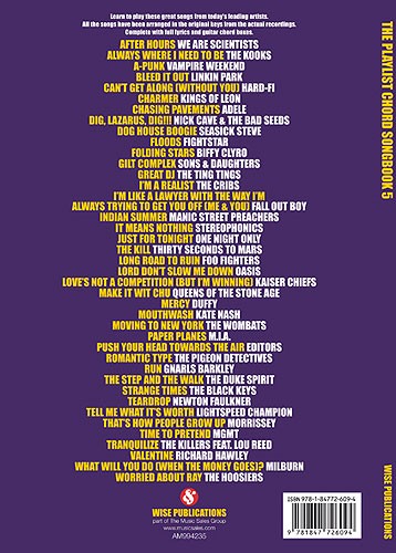The Playlist - Chord Songbook 5
