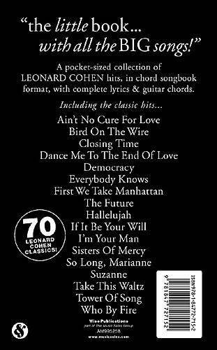 The Little Black Songbook: Leonard Cohen