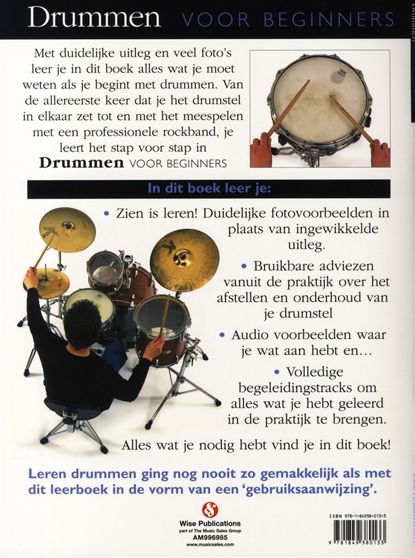 Drummen Voor Beginners - Boek/CD